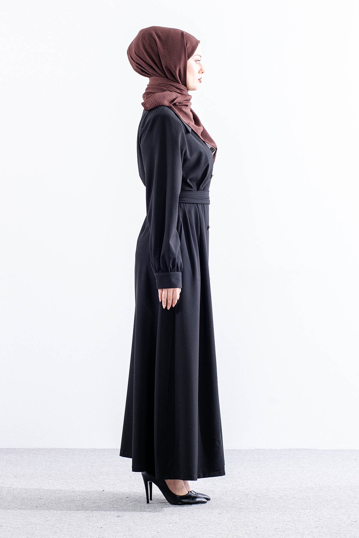 7728 Ferace 42-50 Cıft Dugme - Siyah - 4