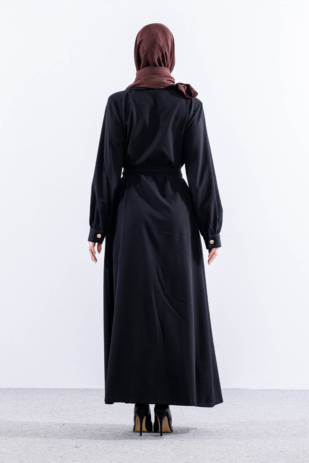 7728 Ferace 42-50 Cıft Dugme - Siyah - 5