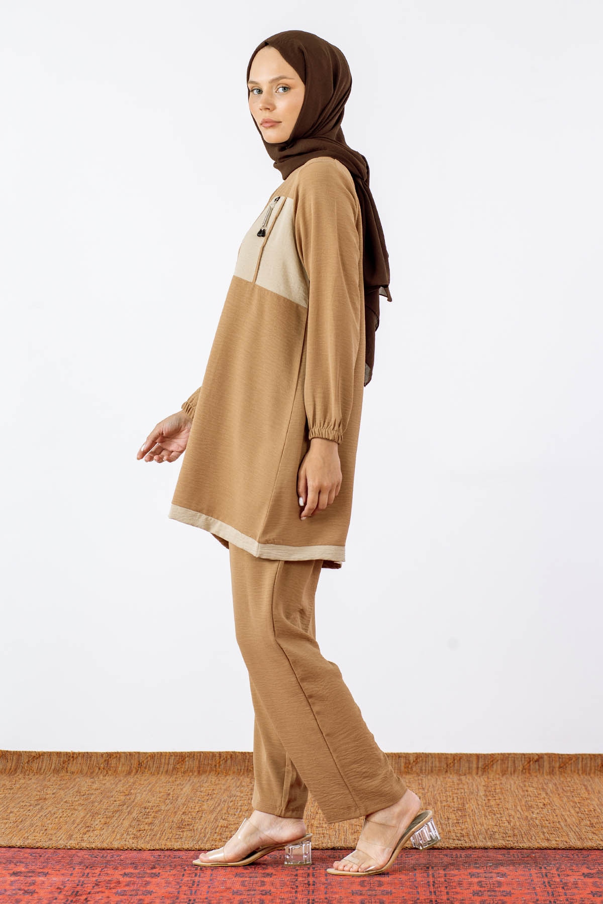 8037 Takim 44-50 Ae - Bej - 2