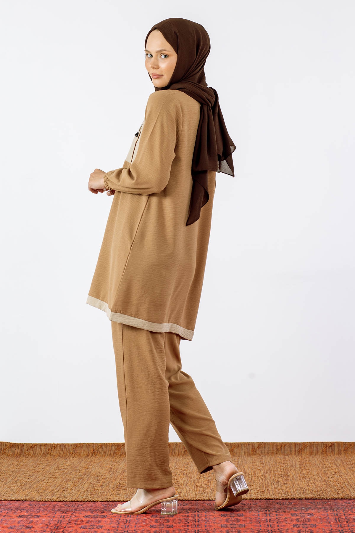 8037 Takim 44-50 Ae - Bej - 4