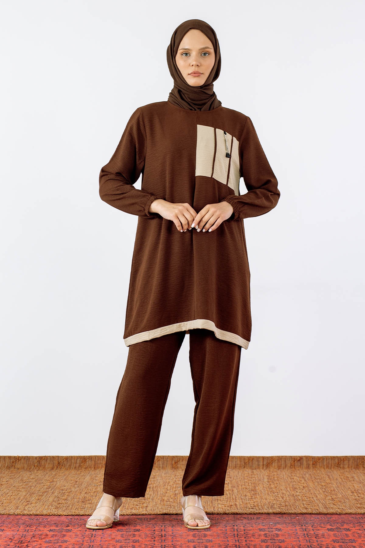 8037 Takim 44-50 Ae - Kahve - 1