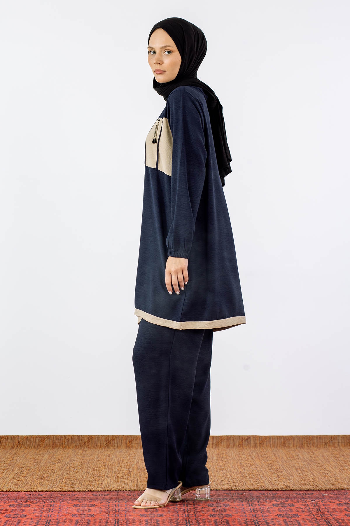 8037 Takim 44-50 Ae - Lacivert - 3