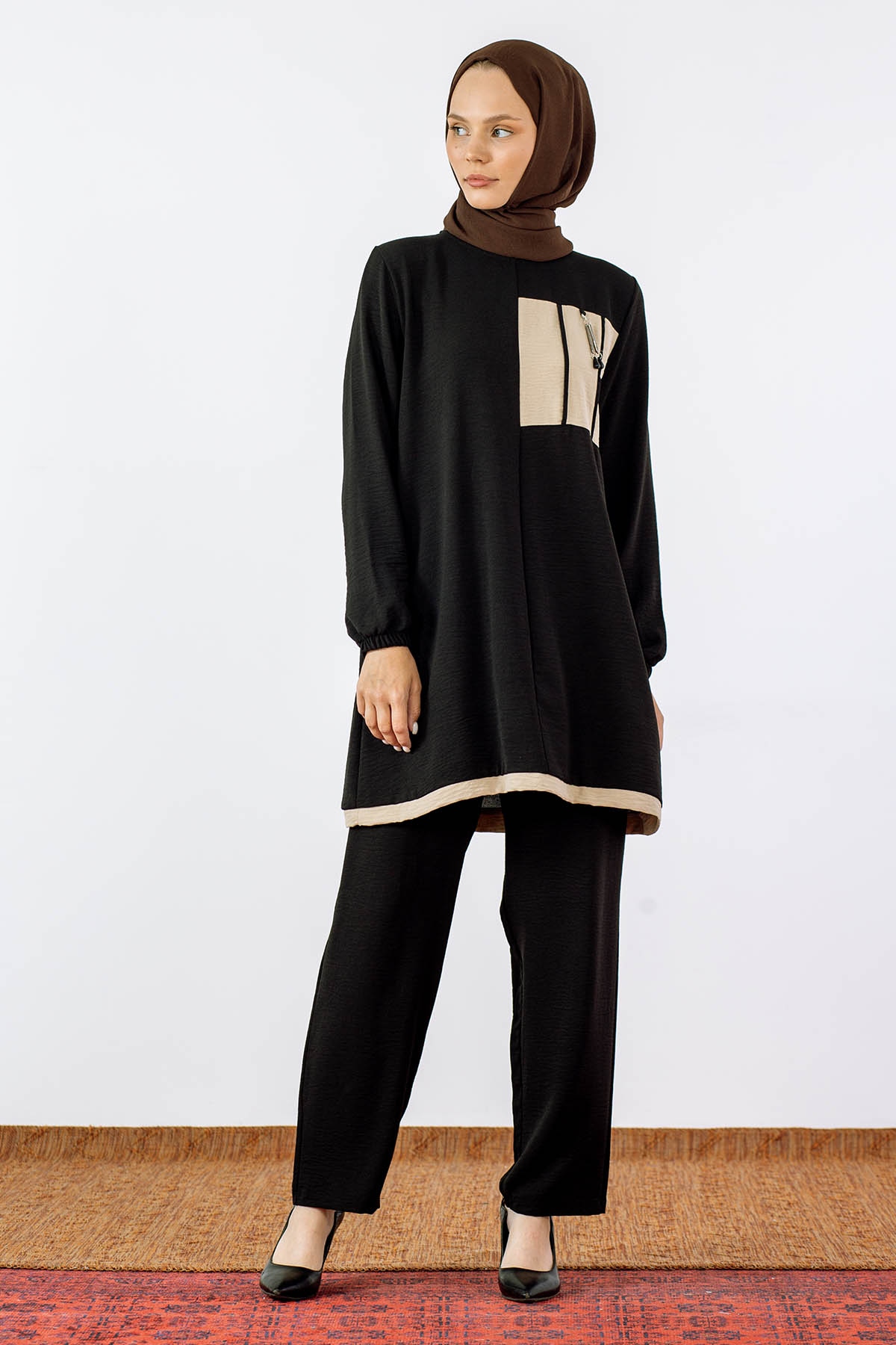 8037 Takim 44-50 Ae - Siyah - 1