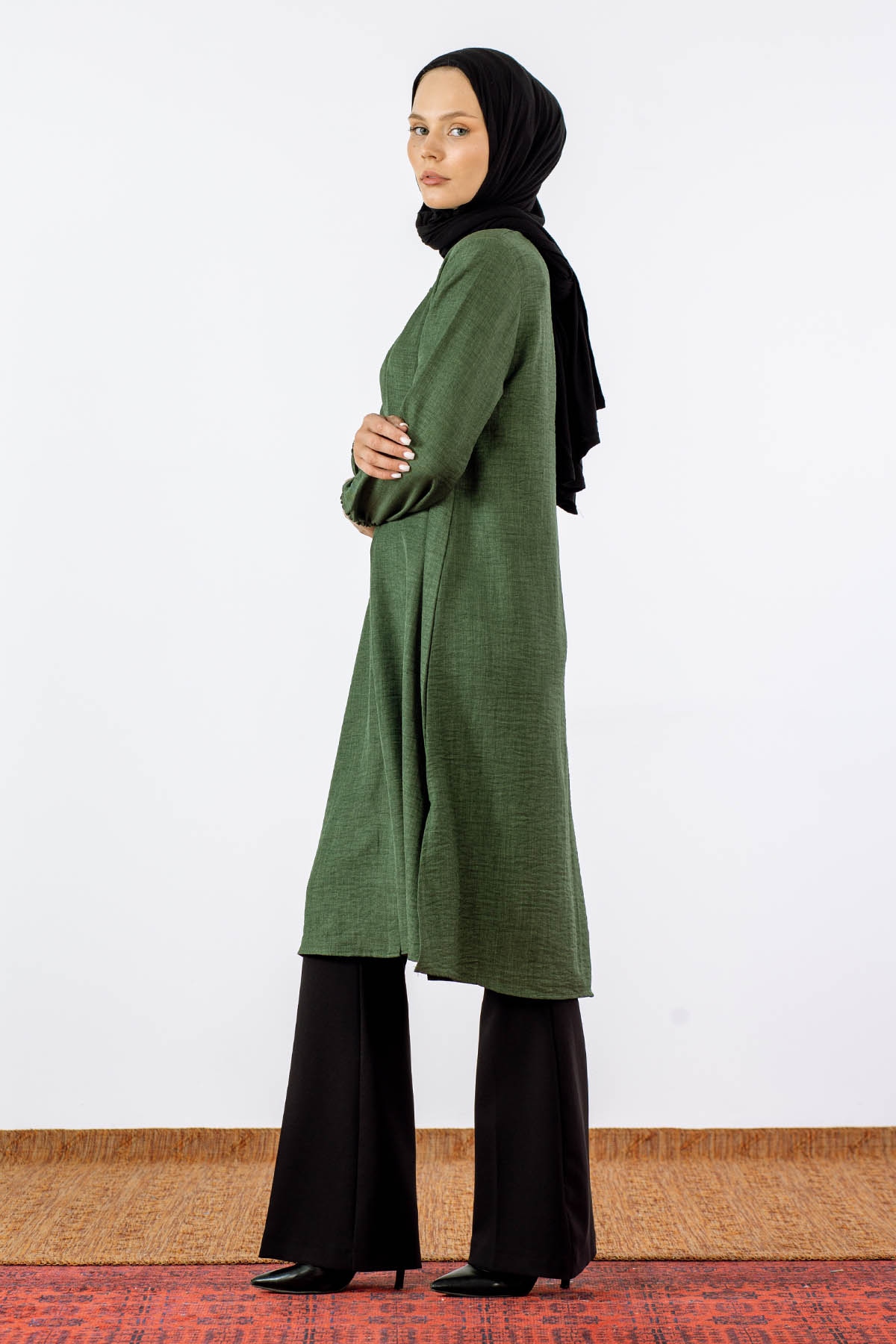 8050 Tunik 44-52 - Haki - 2