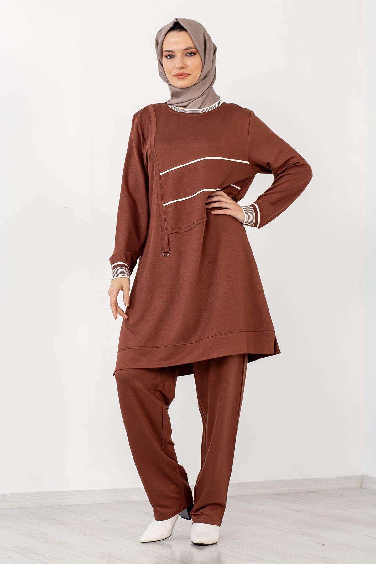 8125 Takim Pant 44-50 - Kahve - 2