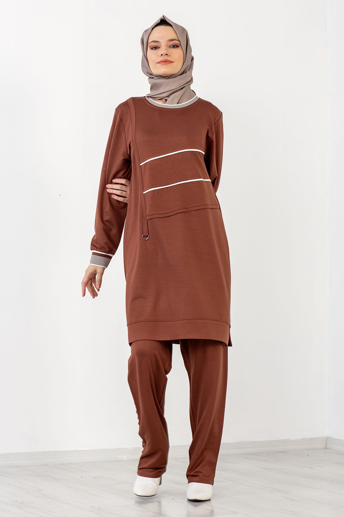 8125 Takim Pant 44-50 - Kahve - 3