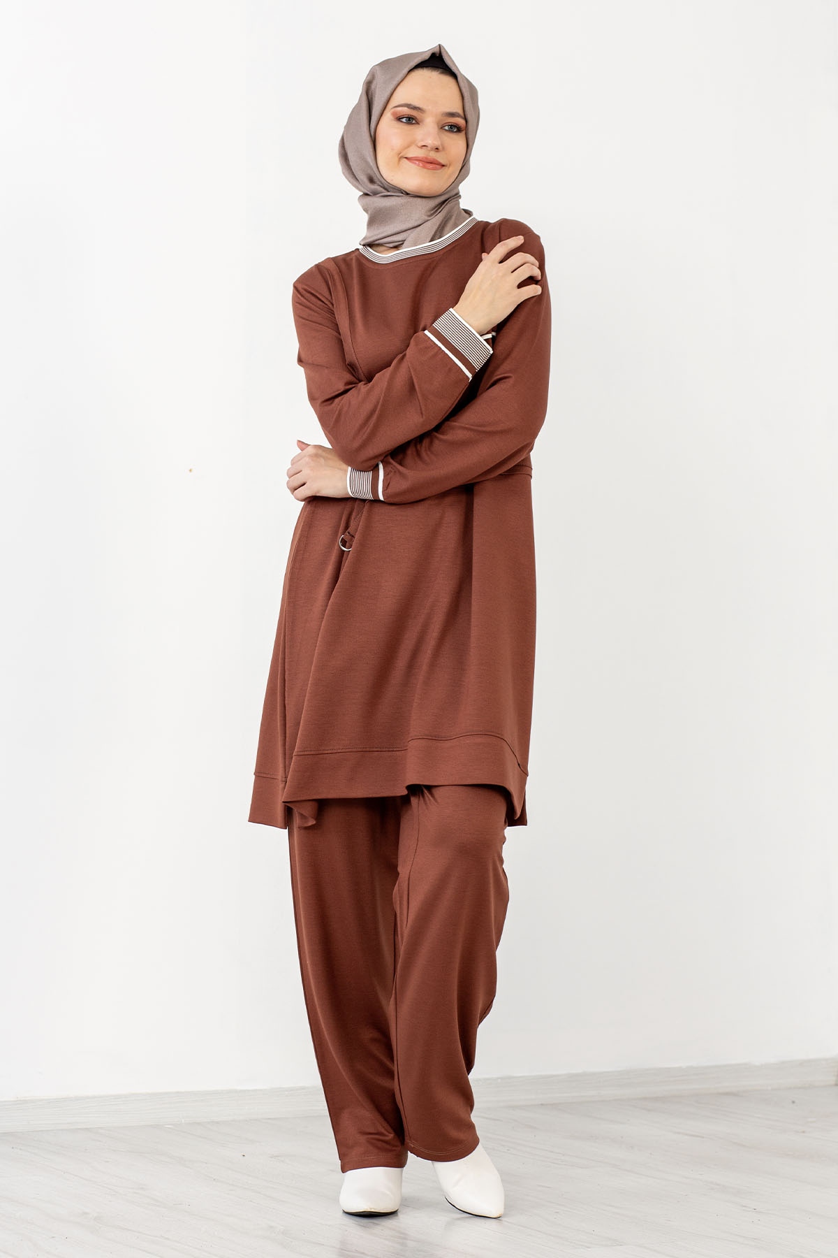 8125 Takim Pant 44-50 - Kahve - 4