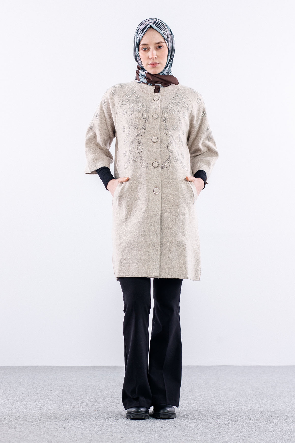 8203.01 örme Ceket L-2xl - Deve Tuyu - 1