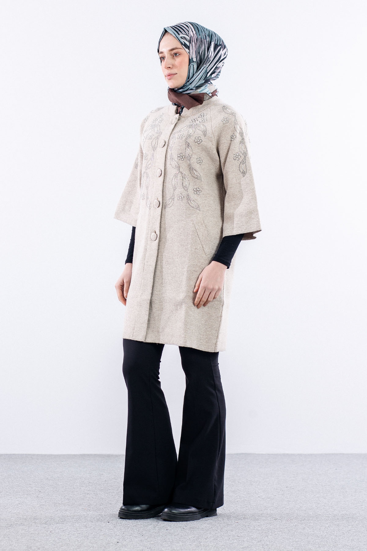 8203.01 örme Ceket L-2xl - Deve Tuyu - 3