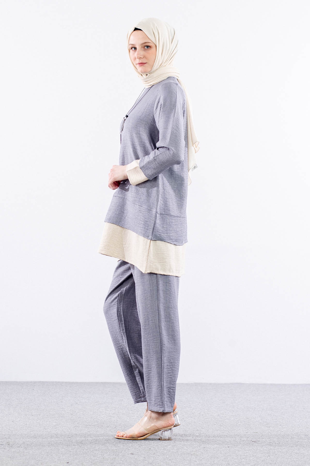 8213 Takim 44-50 Renk - Gri - 4