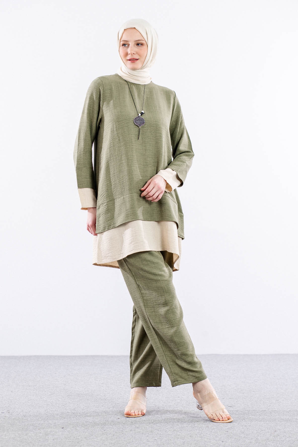 8213 Takim 44-50 Renk - Yesil - 1