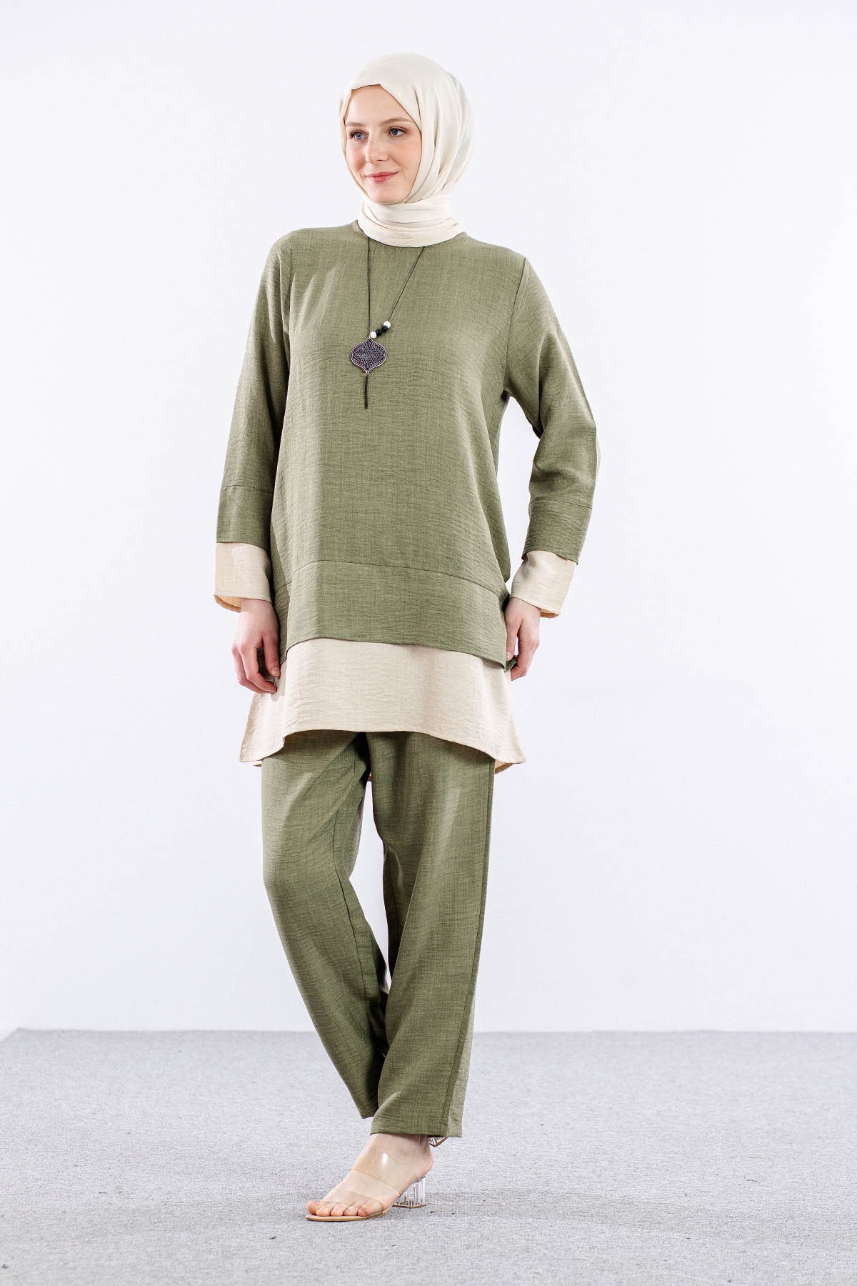 8213 Takim 44-50 Renk - Yesil - 2