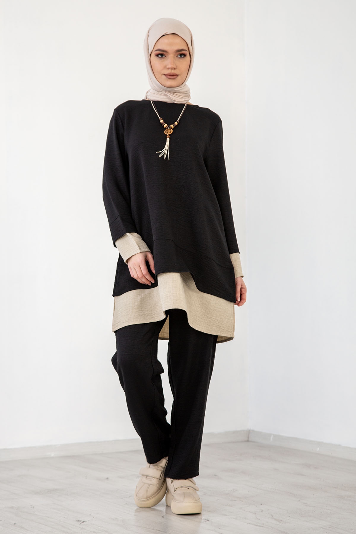 8213 Takim 44-50 - Siyah - 1