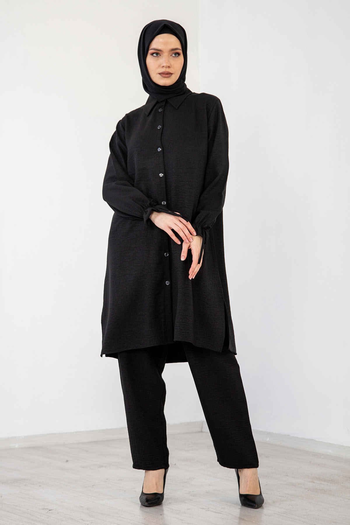 8214 Takim 44-50 - Siyah - 1