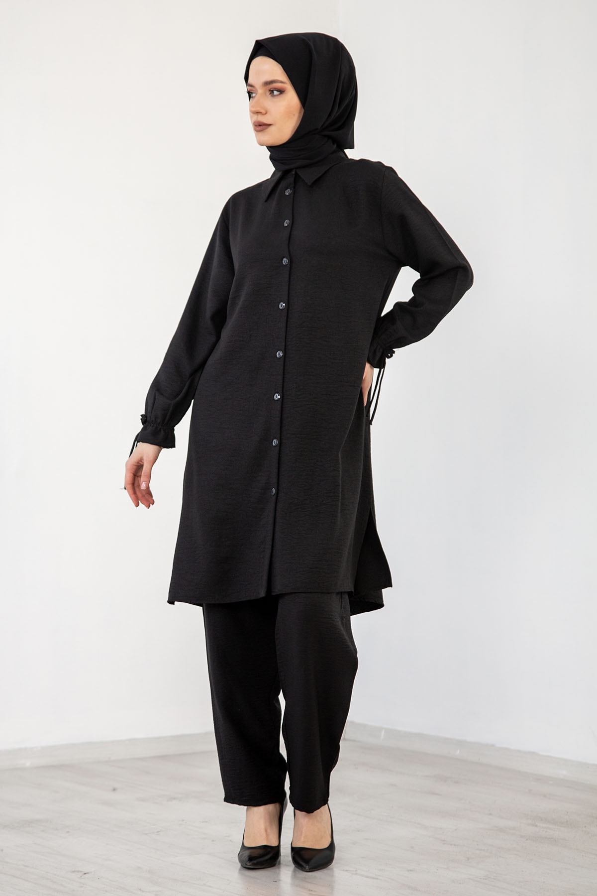 8214 Takim 44-50 - Siyah - 2