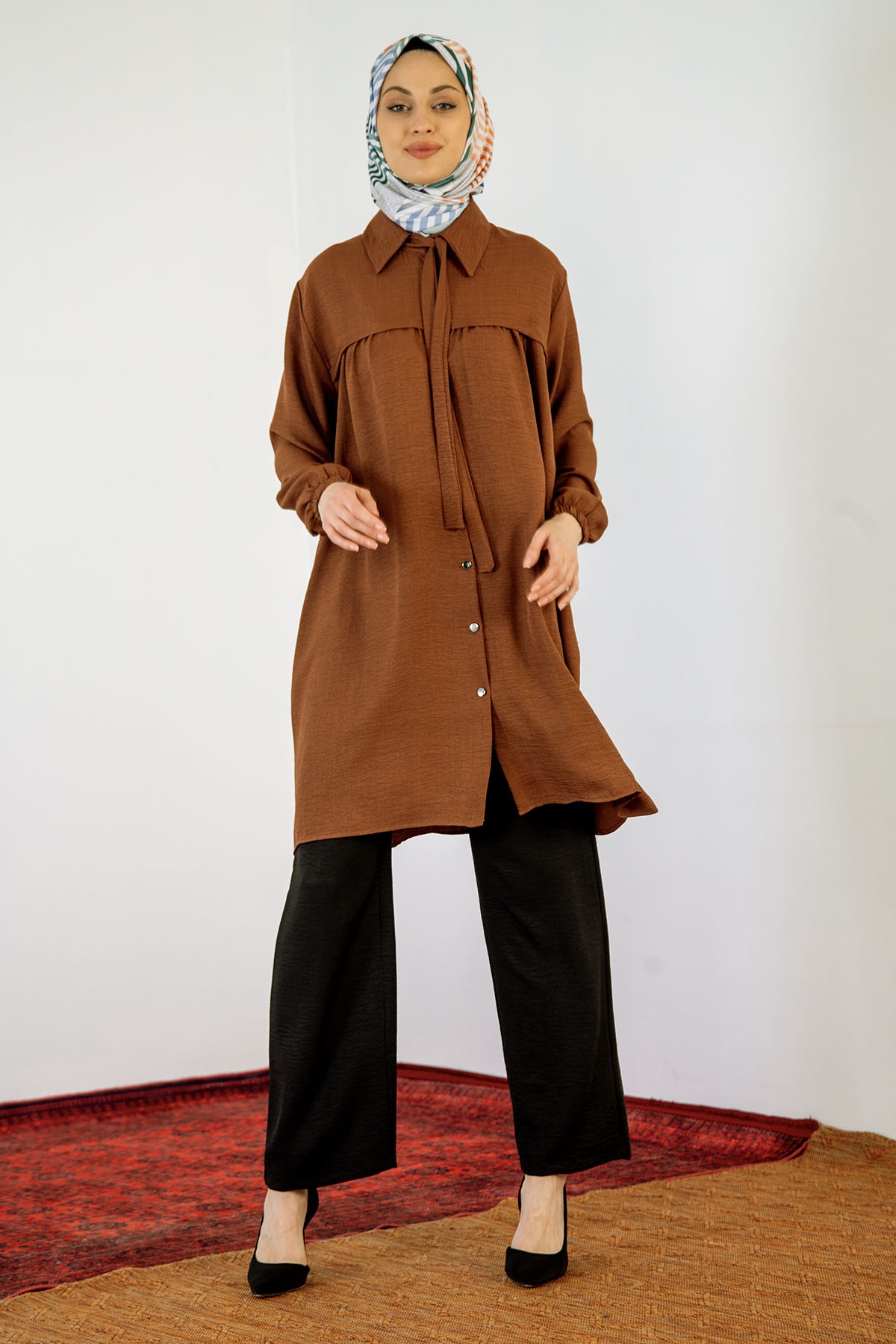 8219 Tunik 44-52 Roba - Kiremit - 2