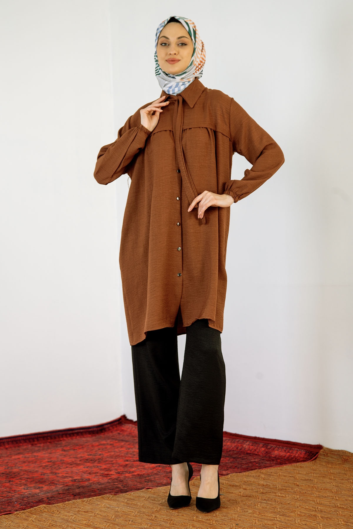 8219 Tunik 44-52 Roba - Kiremit - 3