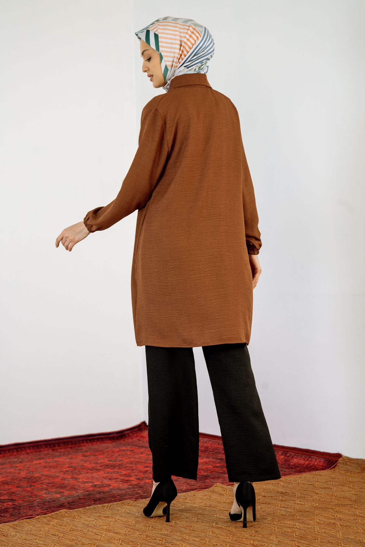 8219 Tunik 44-52 Roba - Kiremit - 4