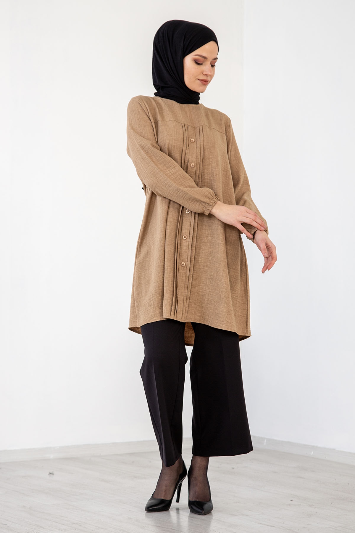 8232 Tunik 44-52 - Bej - 4