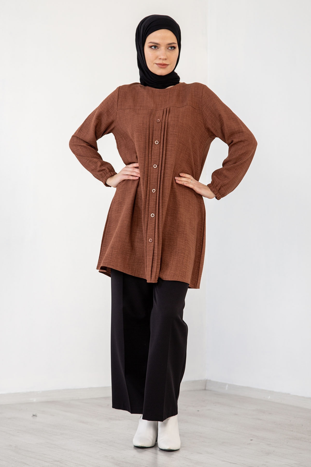 8232 Tunik 44-52 - Kiremit - 1