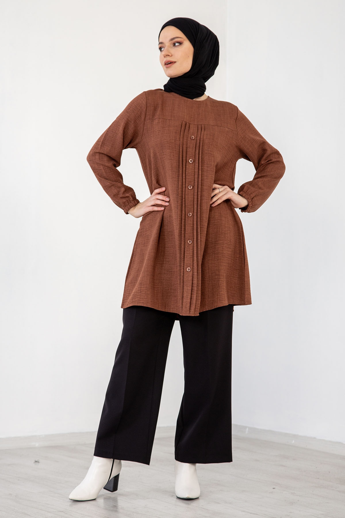 8232 Tunik 44-52 - Kiremit - 2