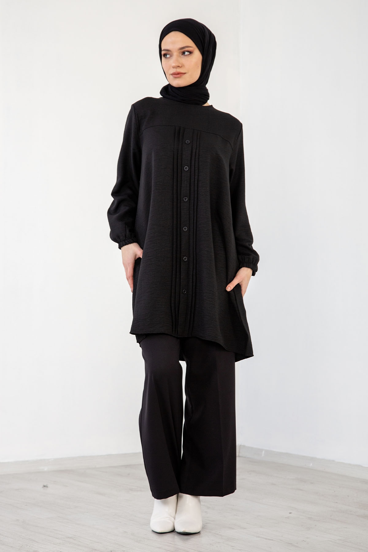 8232 Tunik 44-52 - Siyah - 1