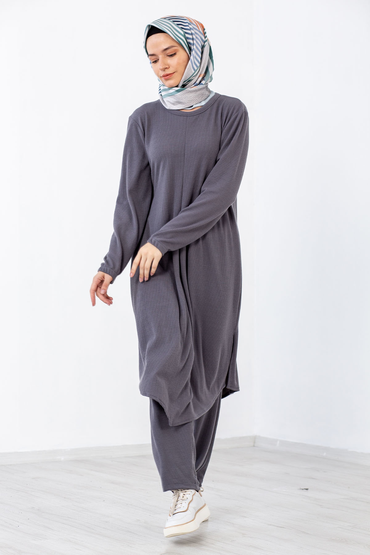 8276 Takim 44-50 Kly - Gri - 4