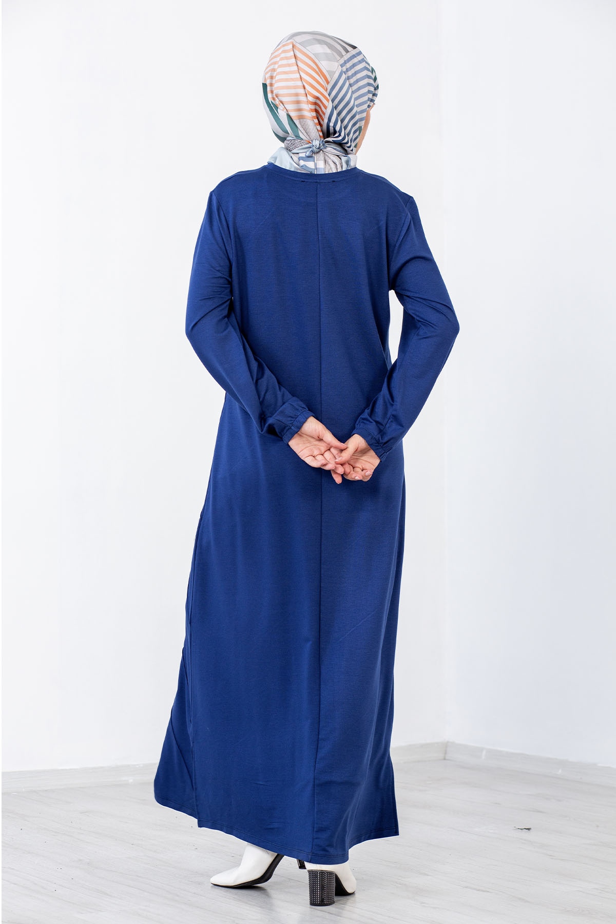 8290 Elbise 44-52 çima - Sax - 3