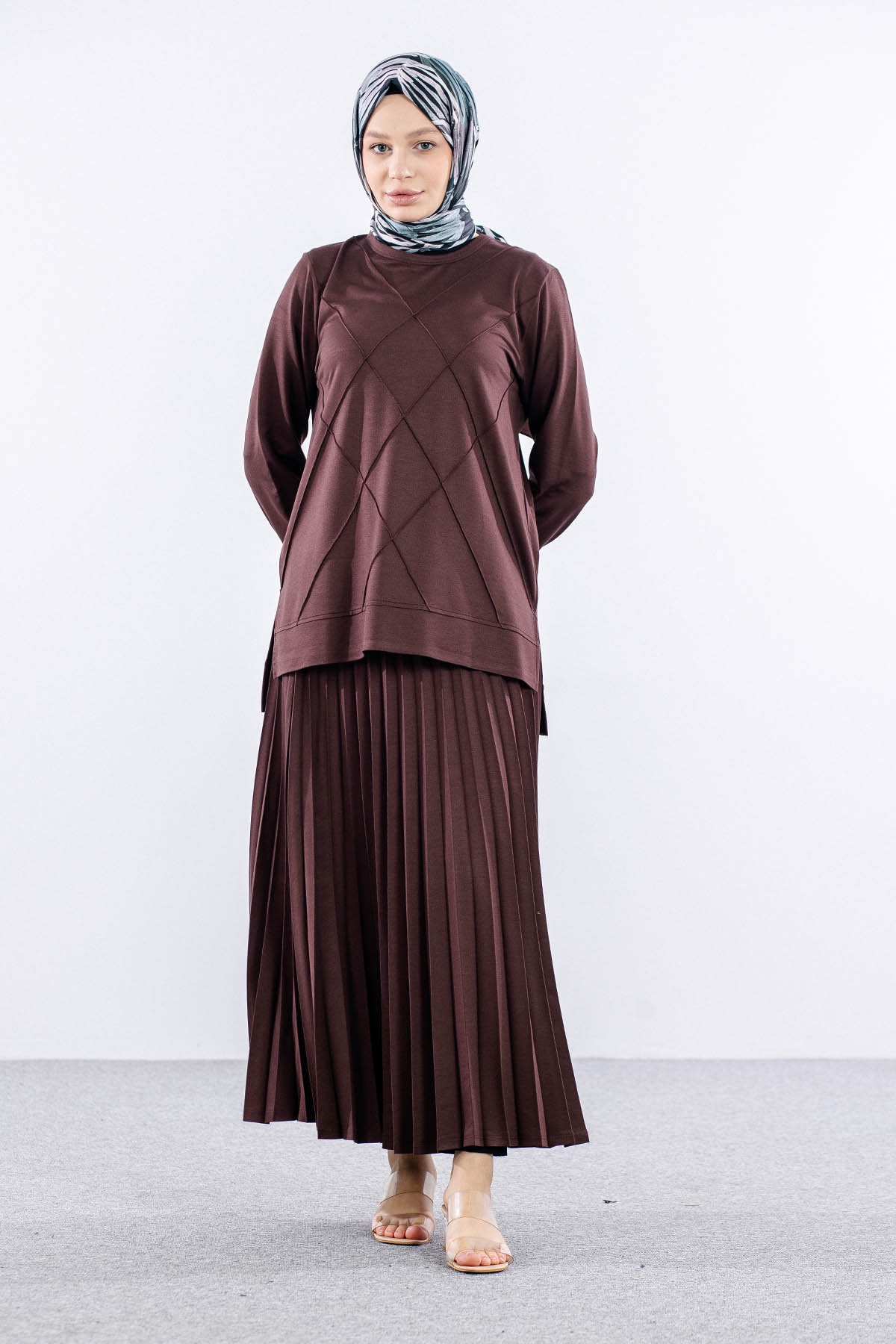 8301 E.takim 44-50 - Kahve - 1