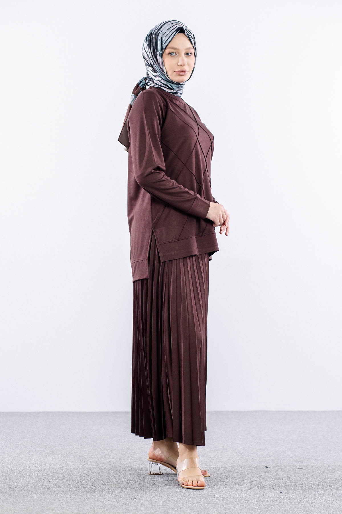 8301 E.takim 44-50 - Kahve - 4