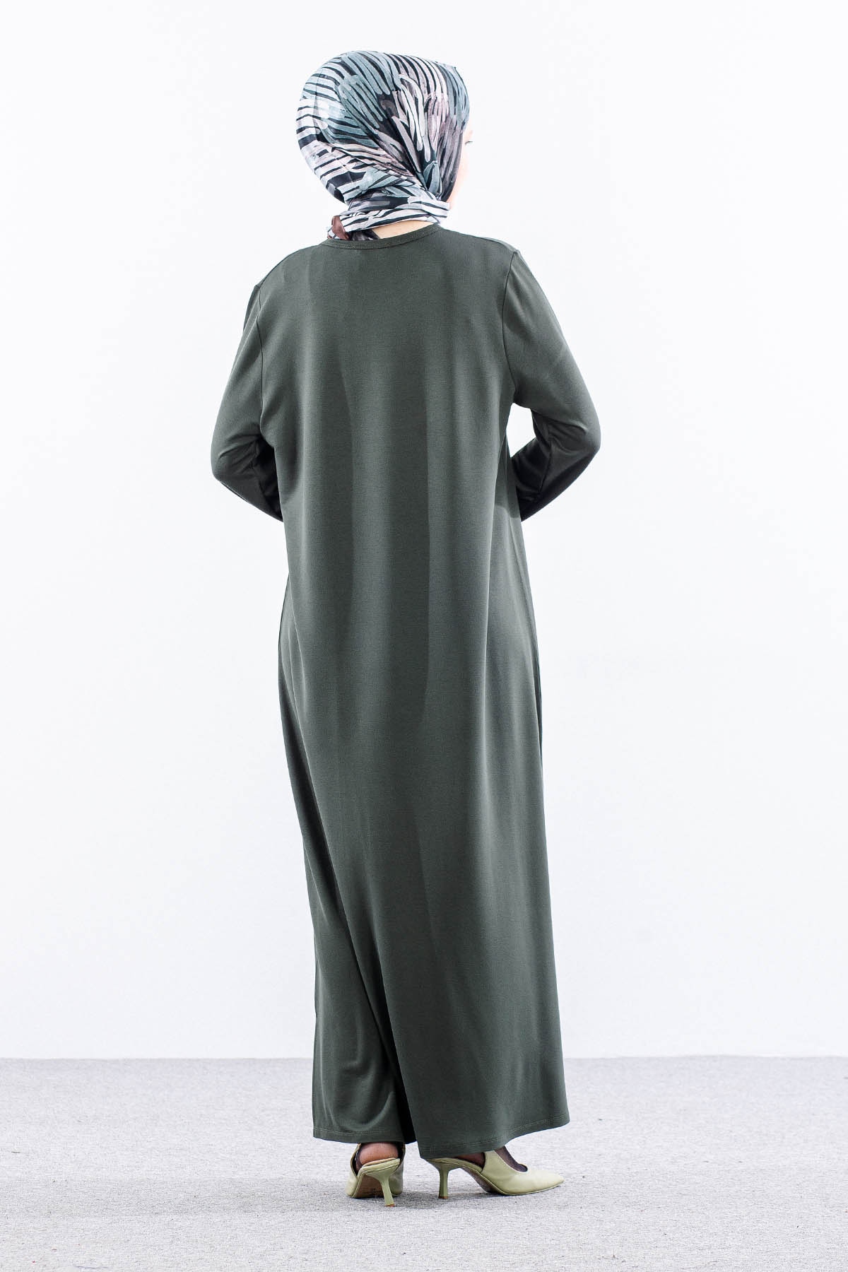 8307 Elbi̇se 44-52 Biye Detay - Haki - 5