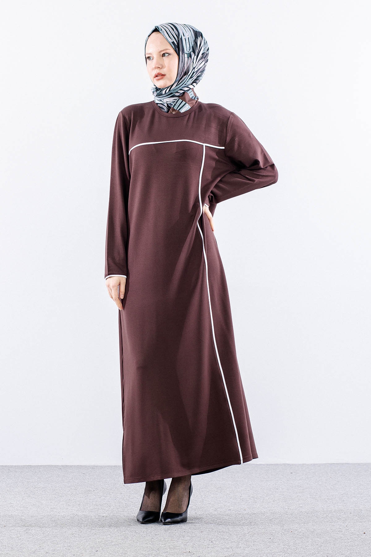 8307 Elbi̇se 44-52 Biye Detay - Kahve - 2