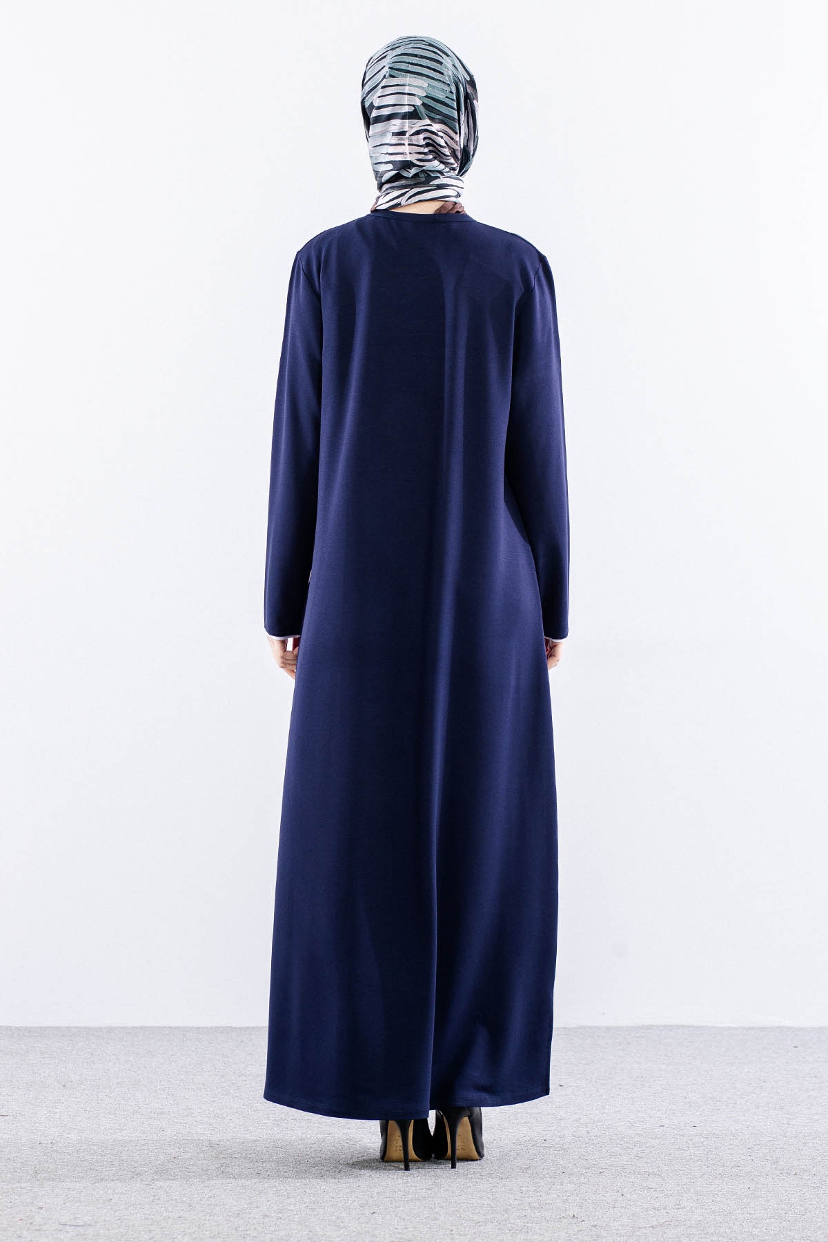 8307 Elbi̇se 44-52 Biye Detay - Lacivert - 5