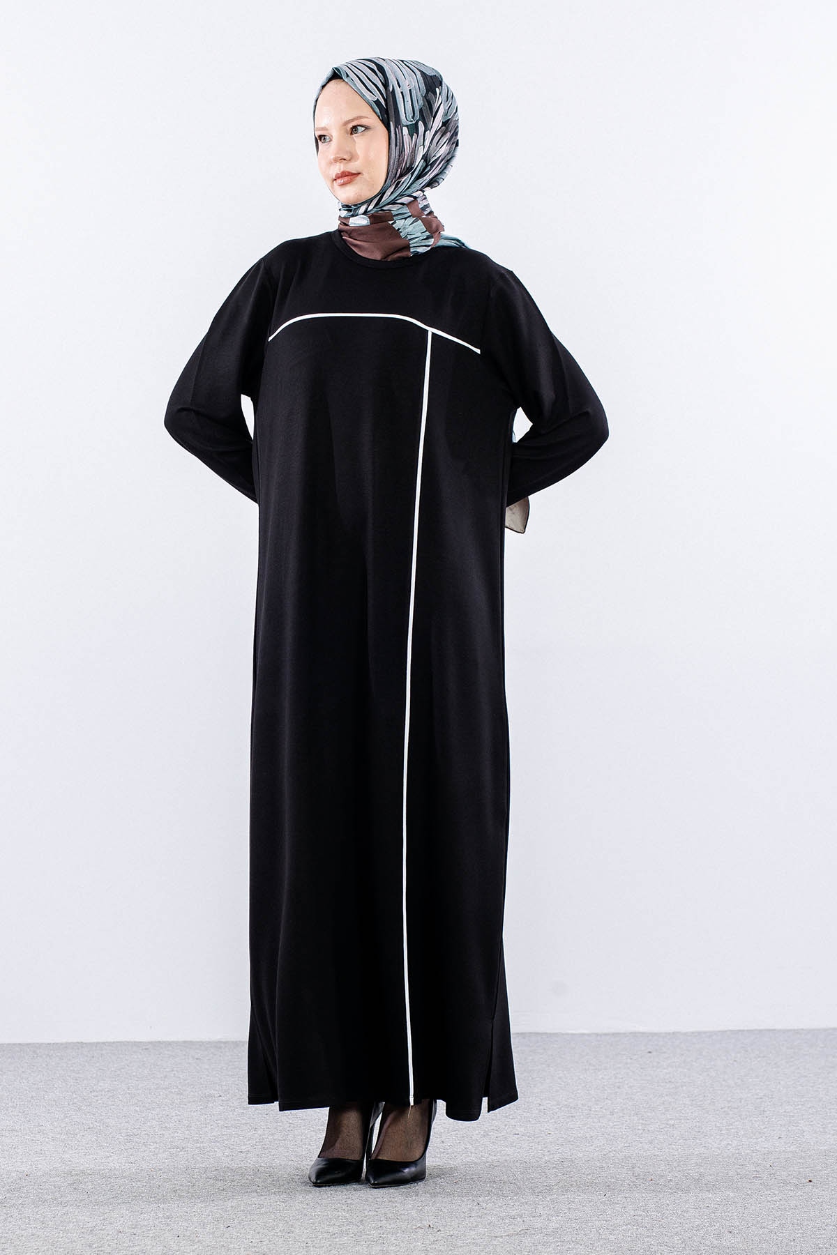 8307 Elbi̇se 44-52 Biye Detay - Siyah - 2