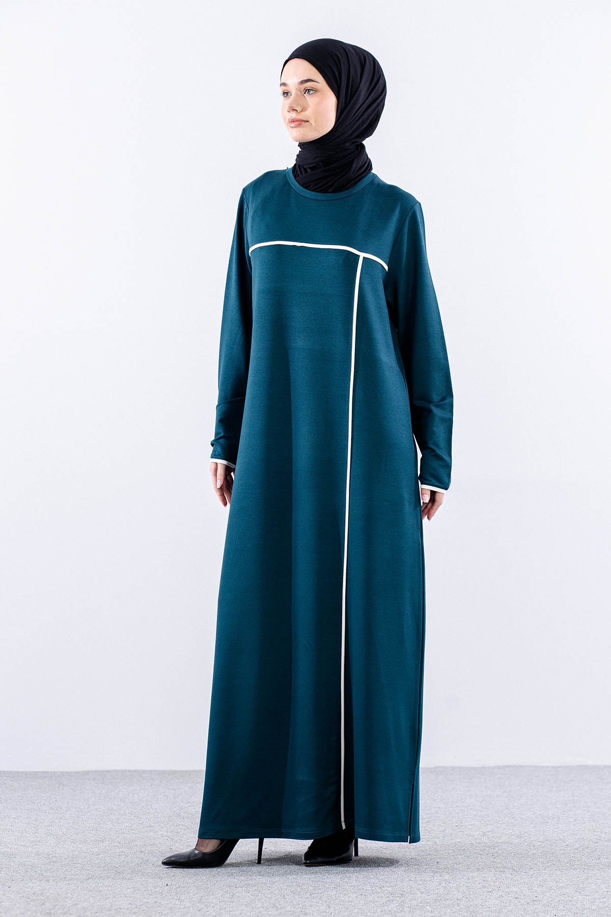 8307 Spor Elbise 44-52 - Petrol - 4