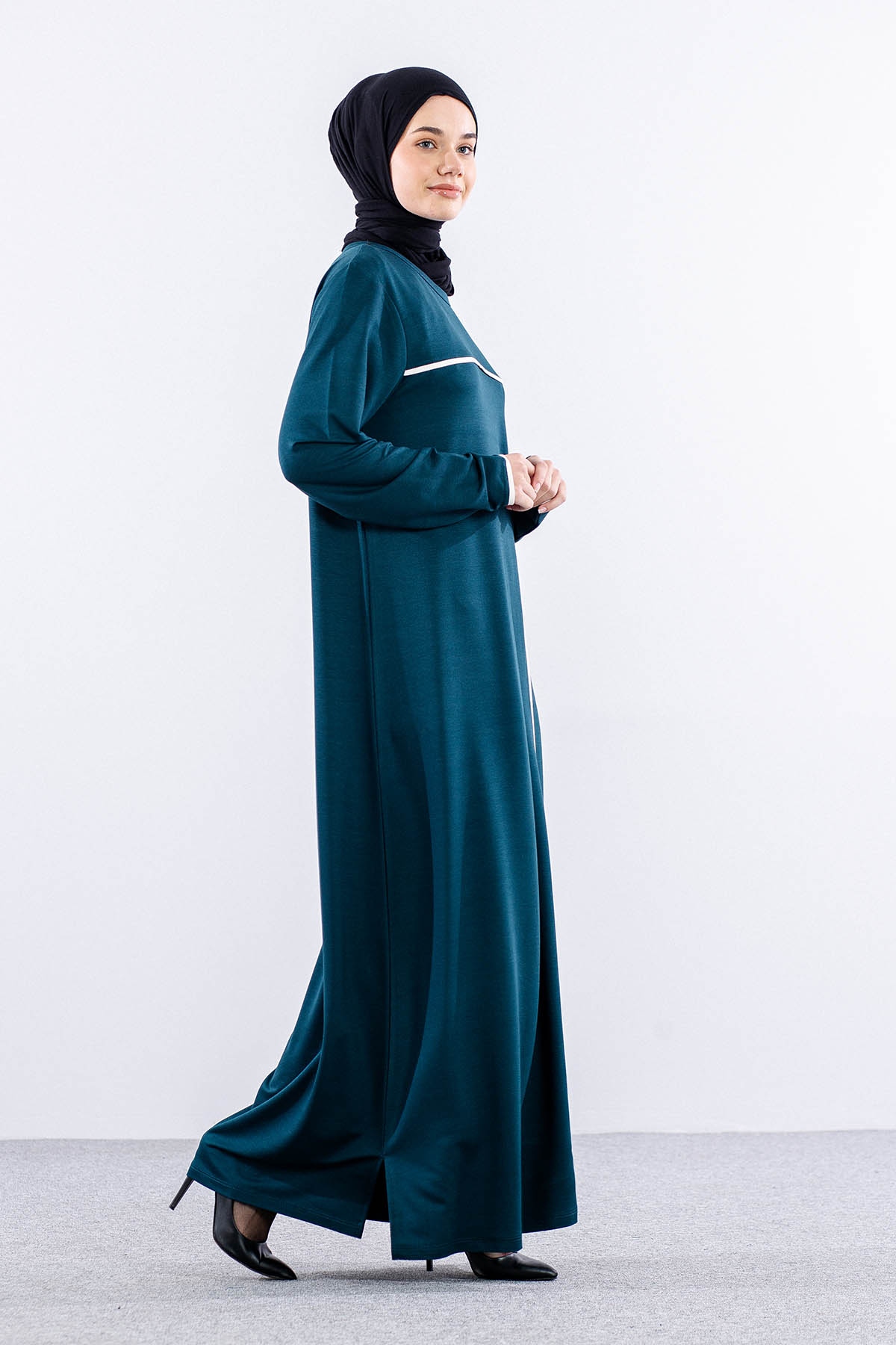 8307 Spor Elbise 44-52 - Petrol - 5