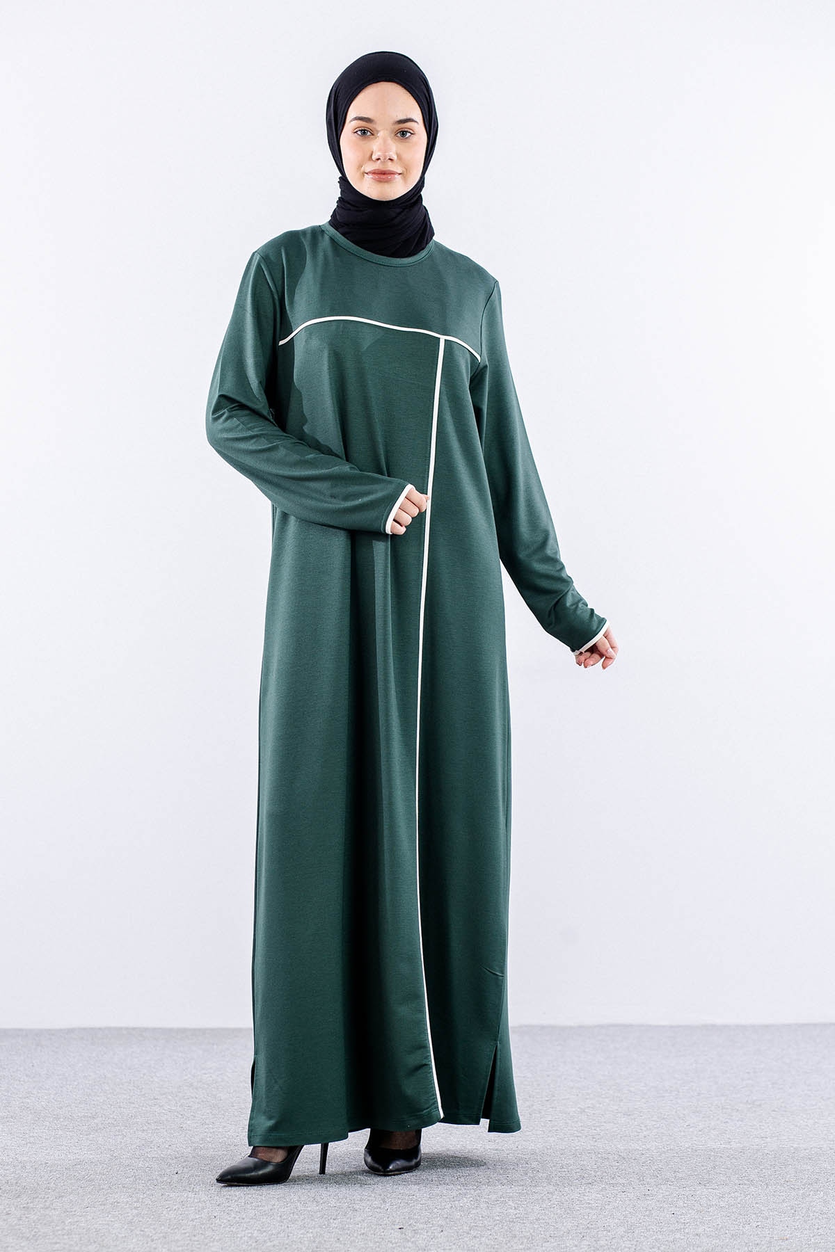 8307 Spor Elbise 44-52 - Zumrut - 2