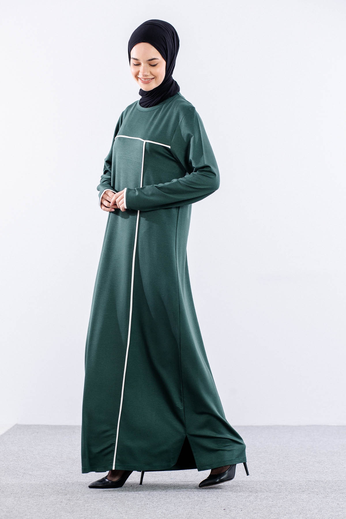 8307 Spor Elbise 44-52 - Zumrut - 3