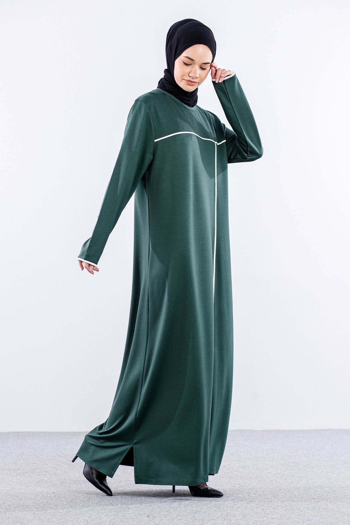 8307 Spor Elbise 44-52 - Zumrut - 4