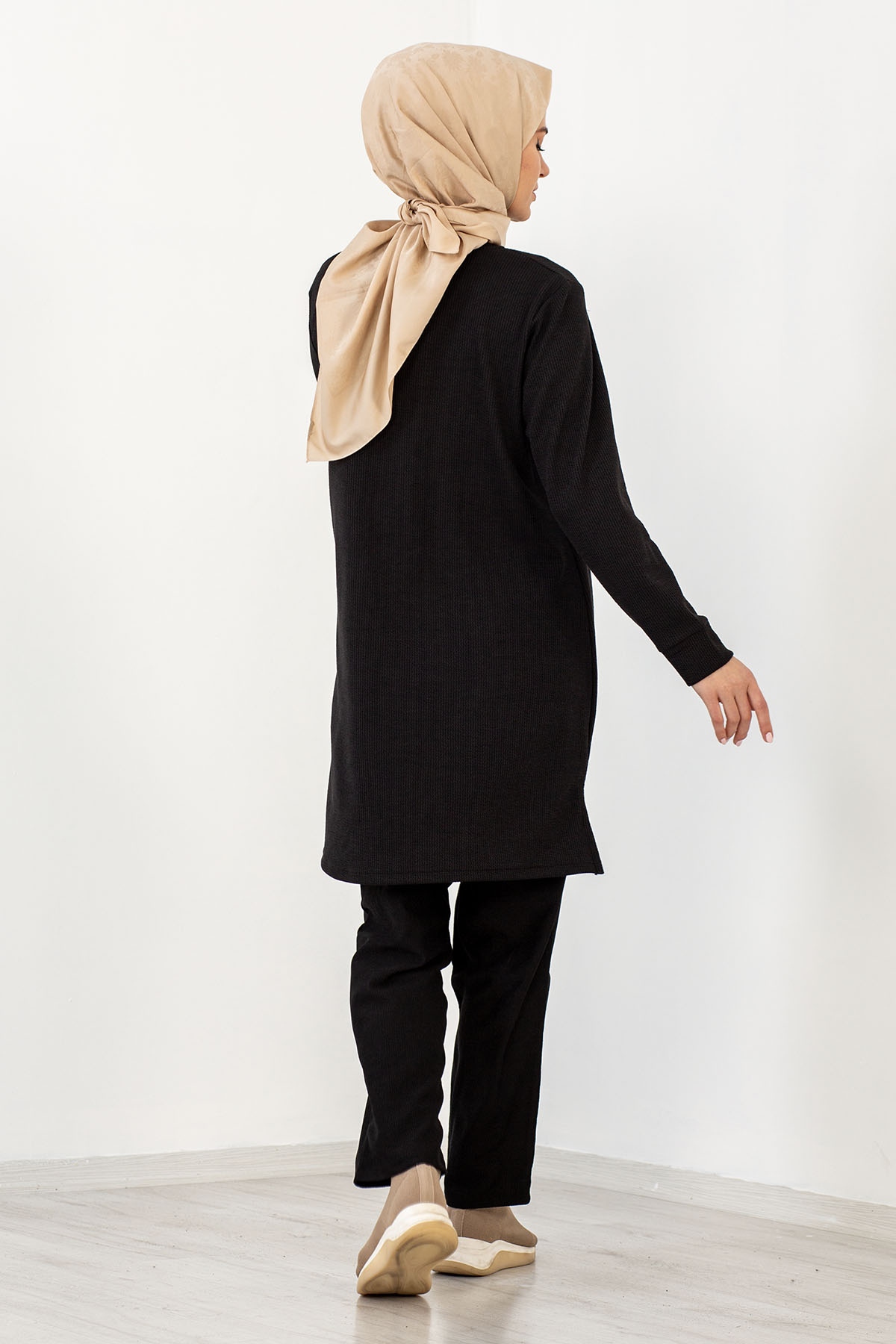 8313 Takim 44-5 Omuz Düğme - Siyah - 6