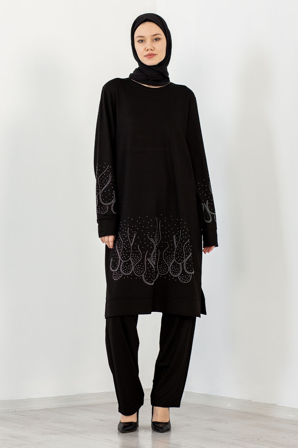 8319 Takim 44-50 - Siyah - 1