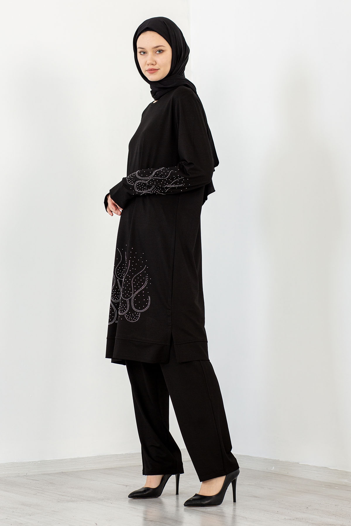 8319 Takim 44-50 - Siyah - 2