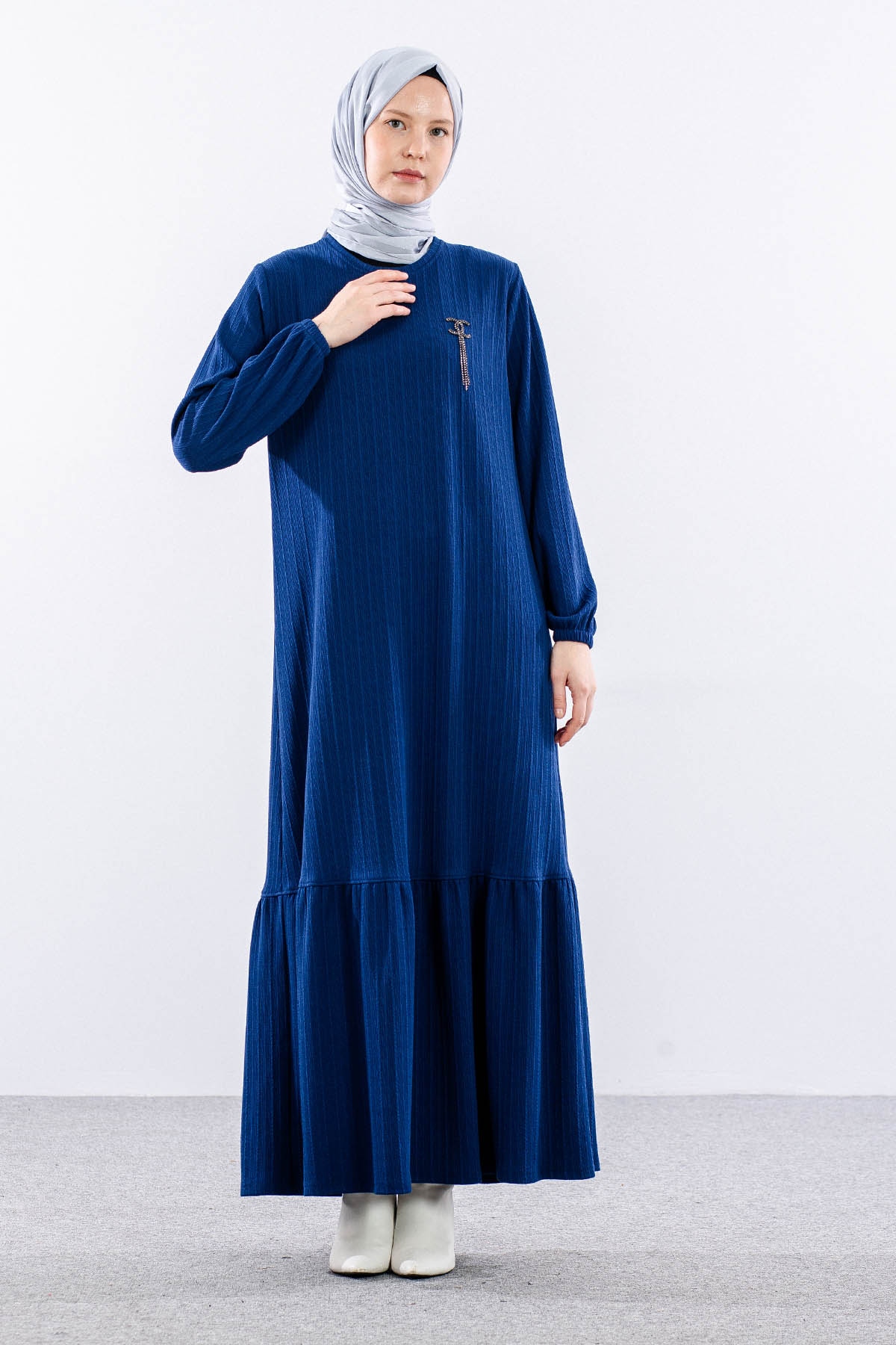 8339 Elbise 3-4-5-6 - Indigo - 3