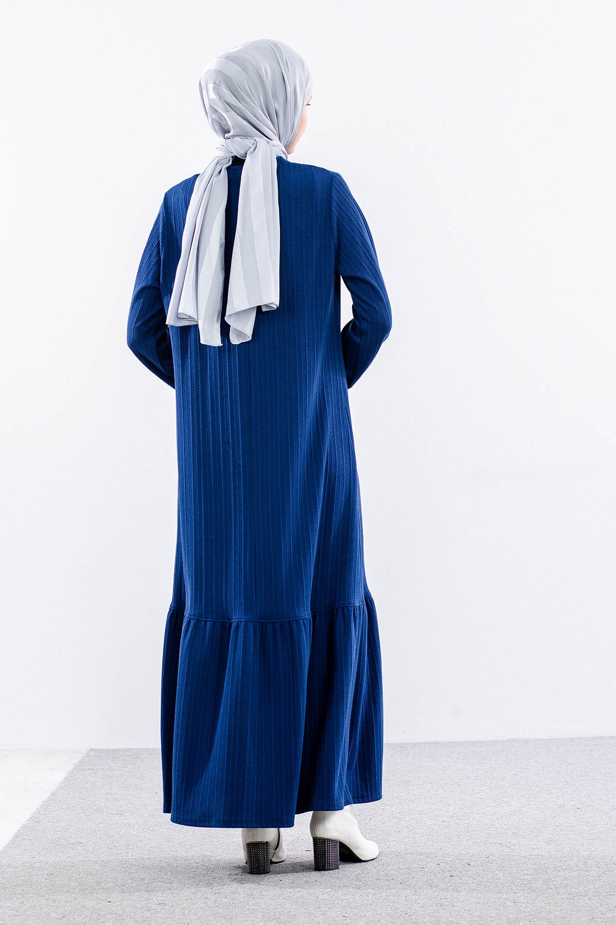 8339 Elbise 3-4-5-6 - Indigo - 5