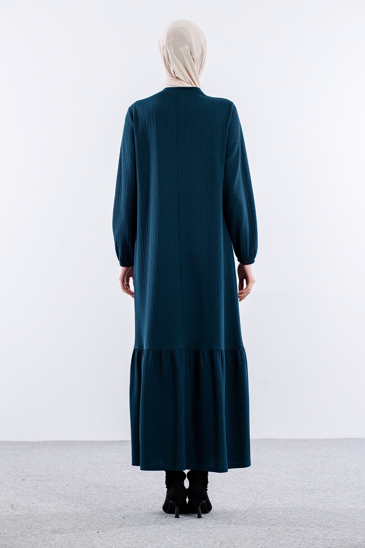 8339 Elbise 3-4-5-6 - Petrol - 4