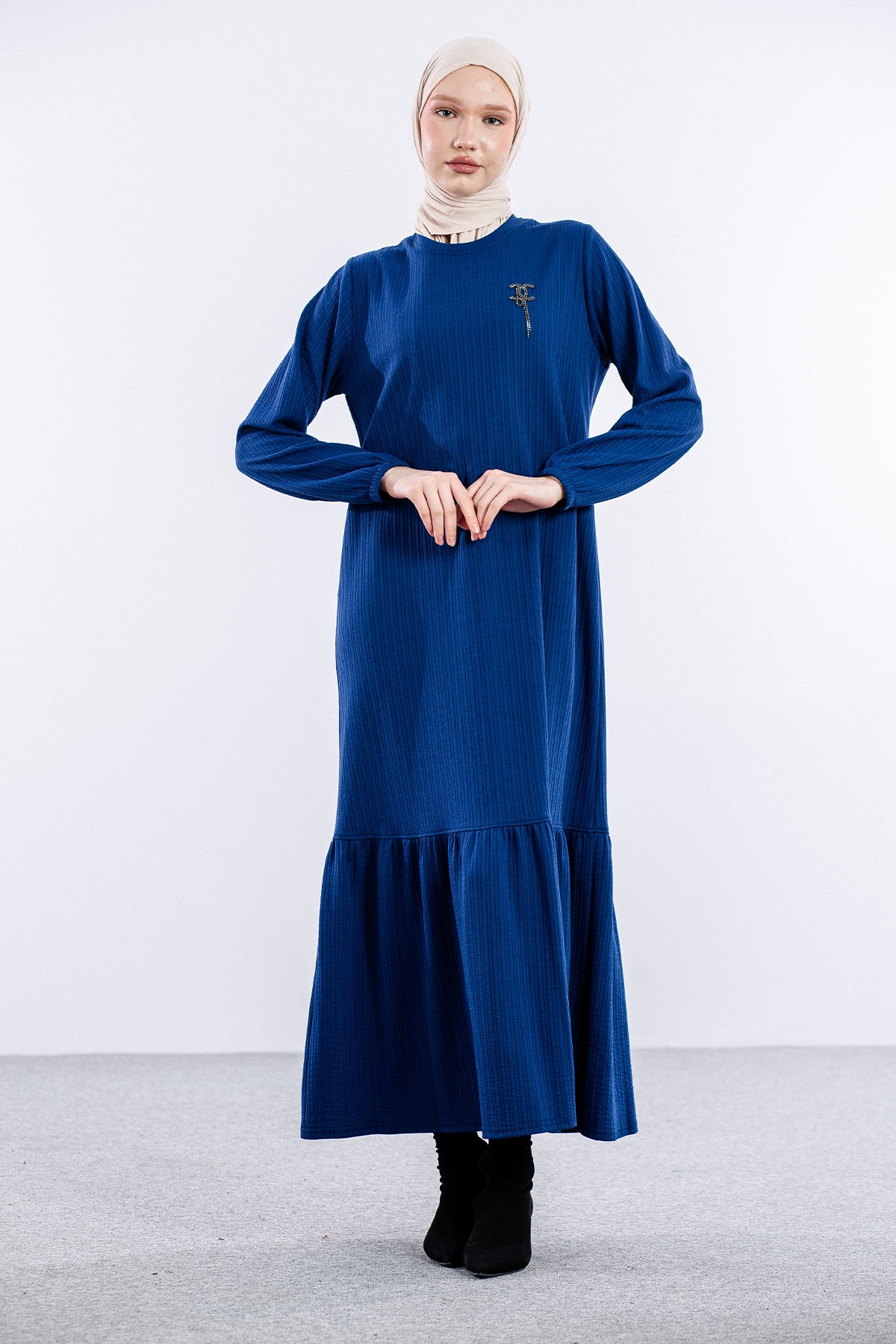 8339 Elbise 3-4-5-6 - Sax - 1