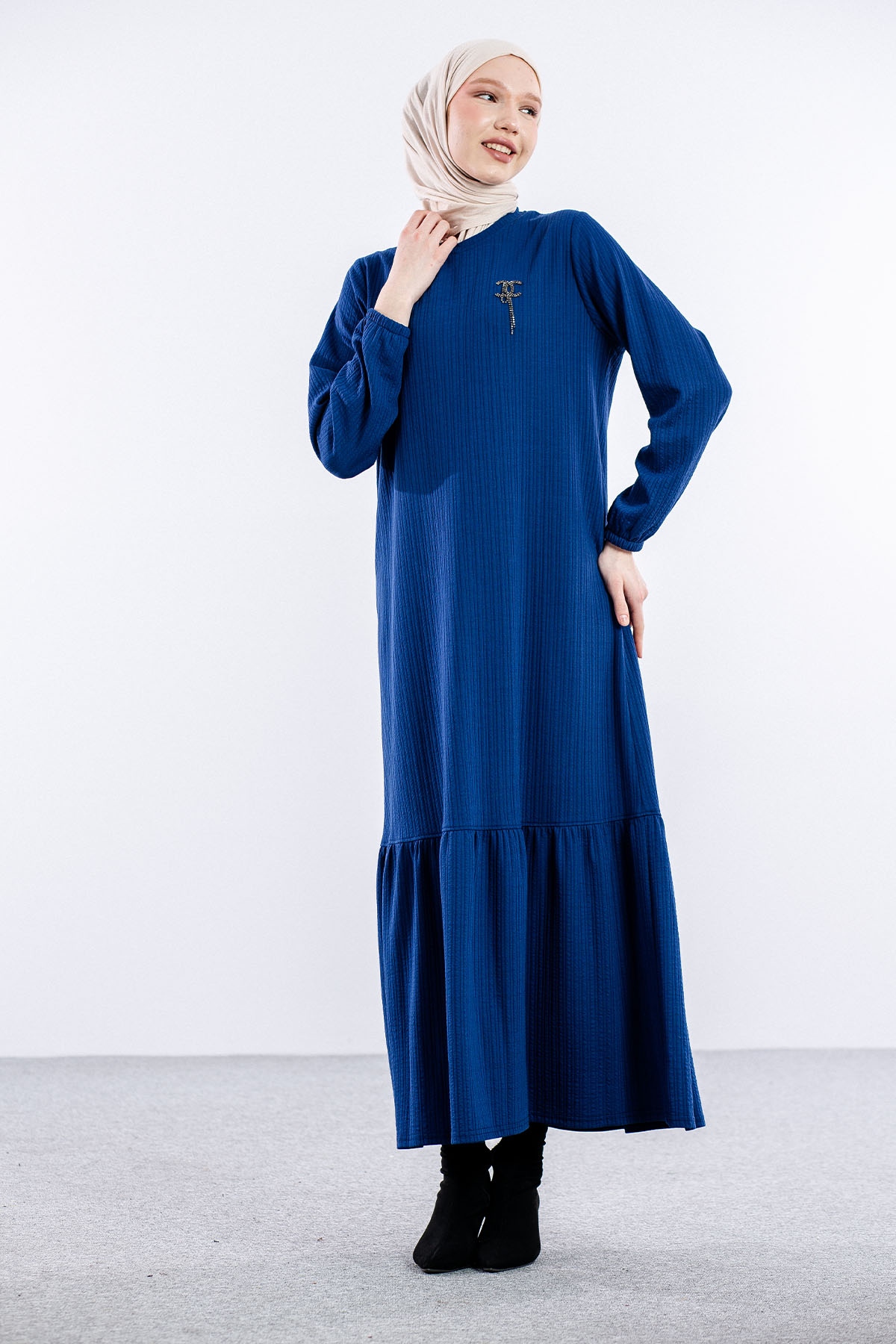 8339 Elbise 3-4-5-6 - Sax - 2