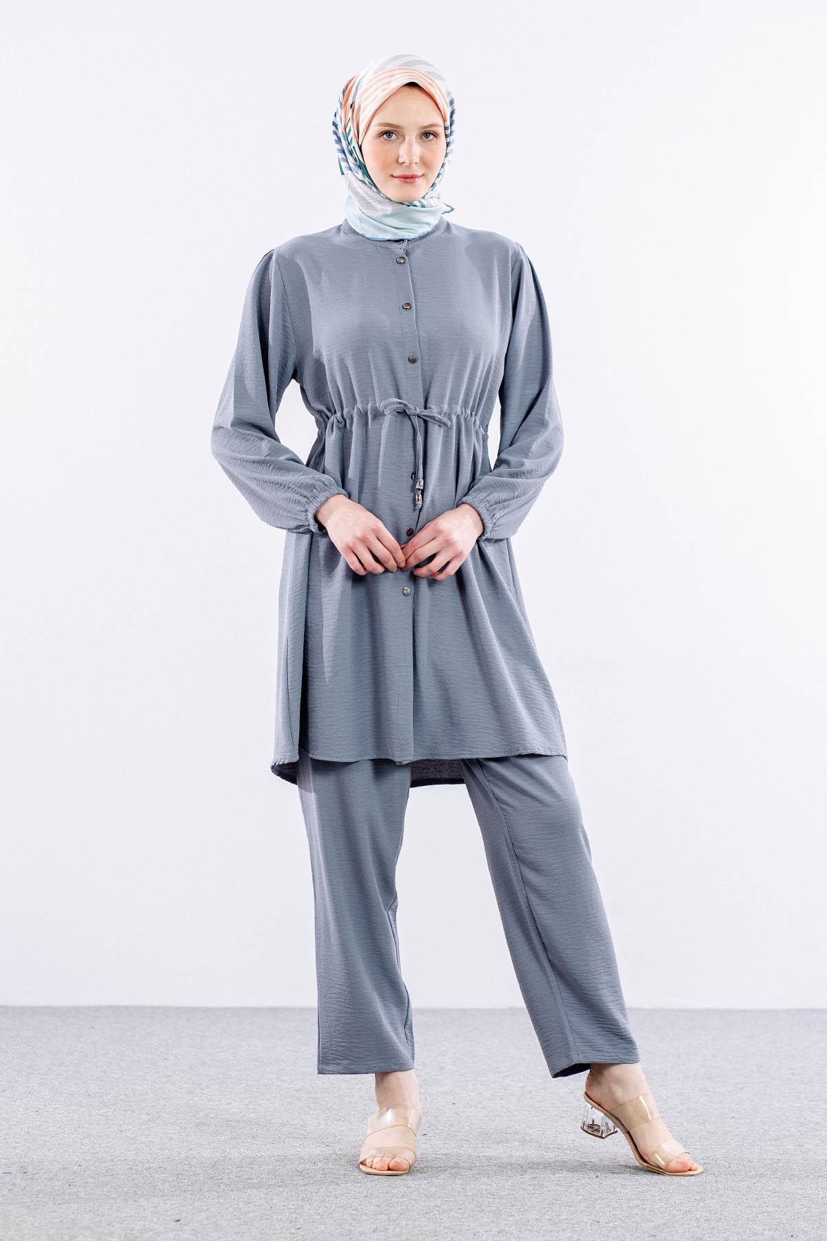 8347 Takim 44-50 Tunel - Gri - 1