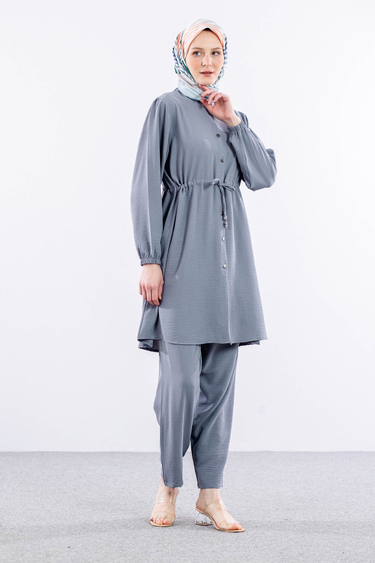 8347 Takim 44-50 Tunel - Gri - 2