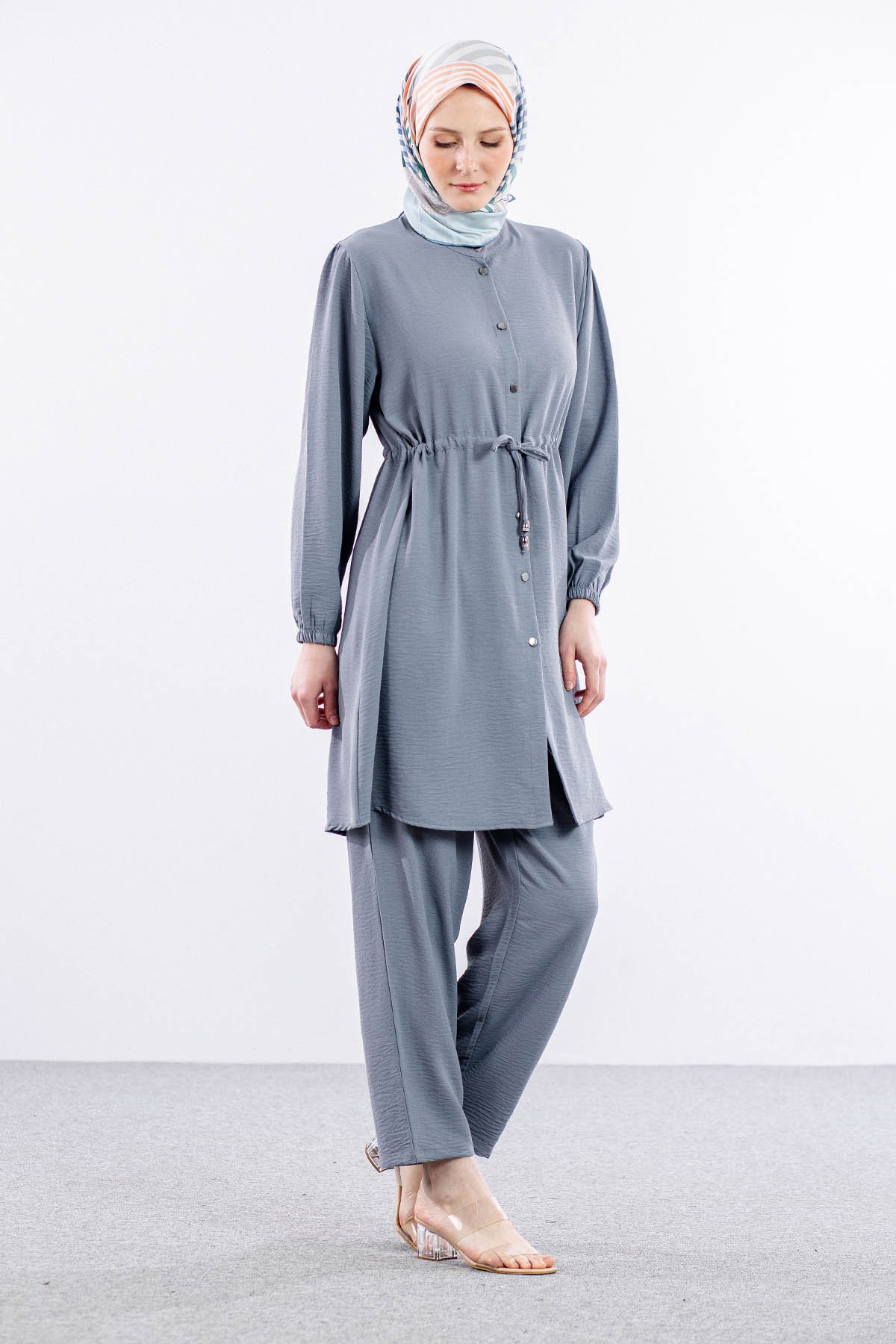 8347 Takim 44-50 Tunel - Gri - 3